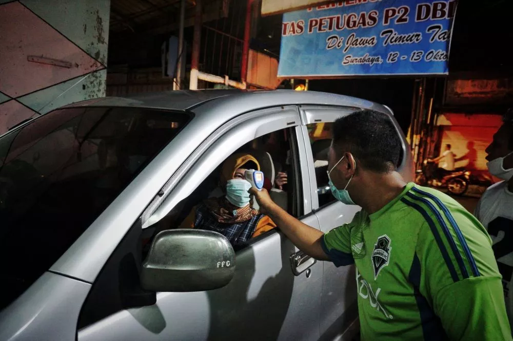 Ini Cara Warga Rungkut Tengah Perangi Covid-19