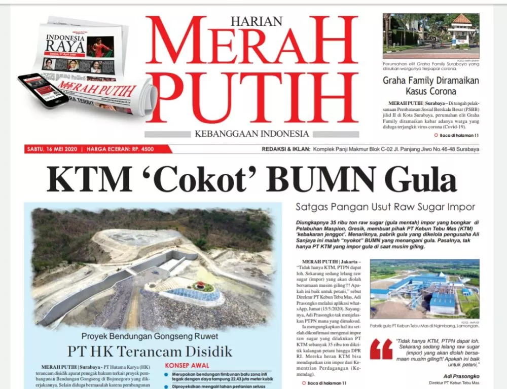 KPPU Curigai Masalah Distribusi Gula, KTM Cokot BUMN