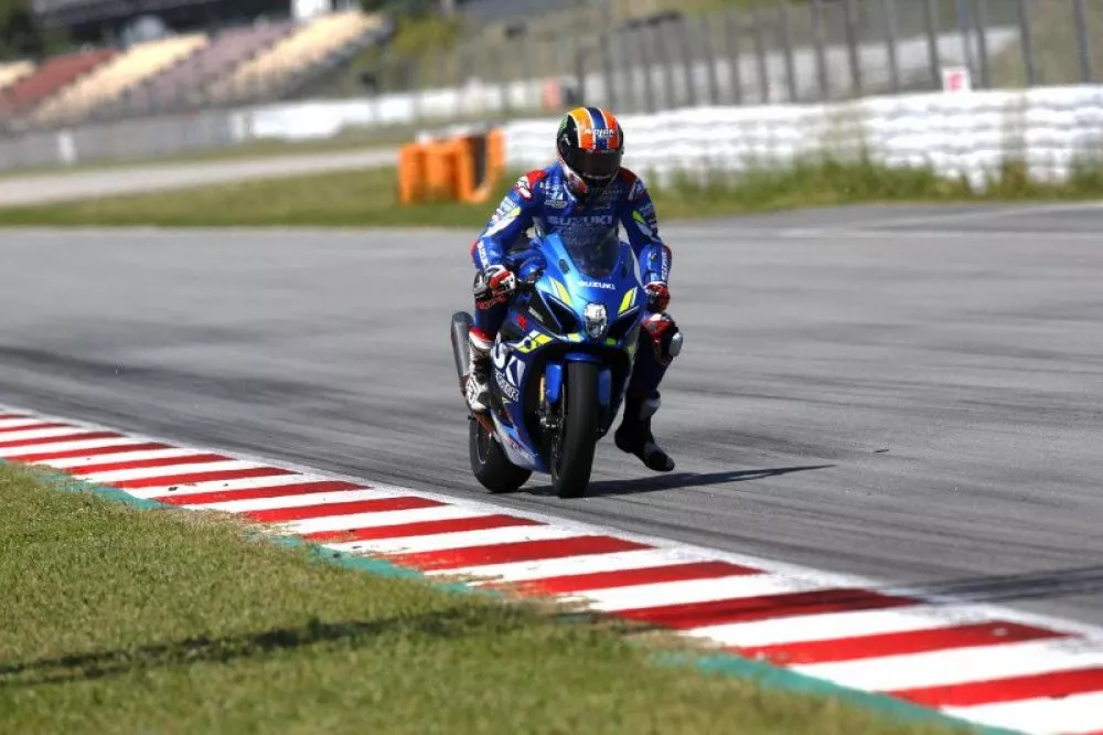 Pasc Lockdwon Pebalap MotoGP Berlatih di Sirkuit Cataluna