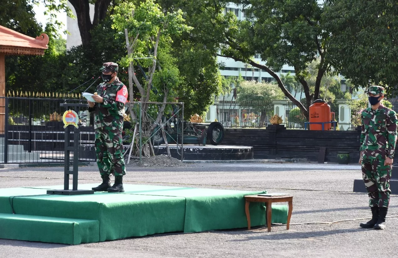 Danrem Tipe A 084 BJ Pimpin Apel Gelar Pam VVIP RI 1