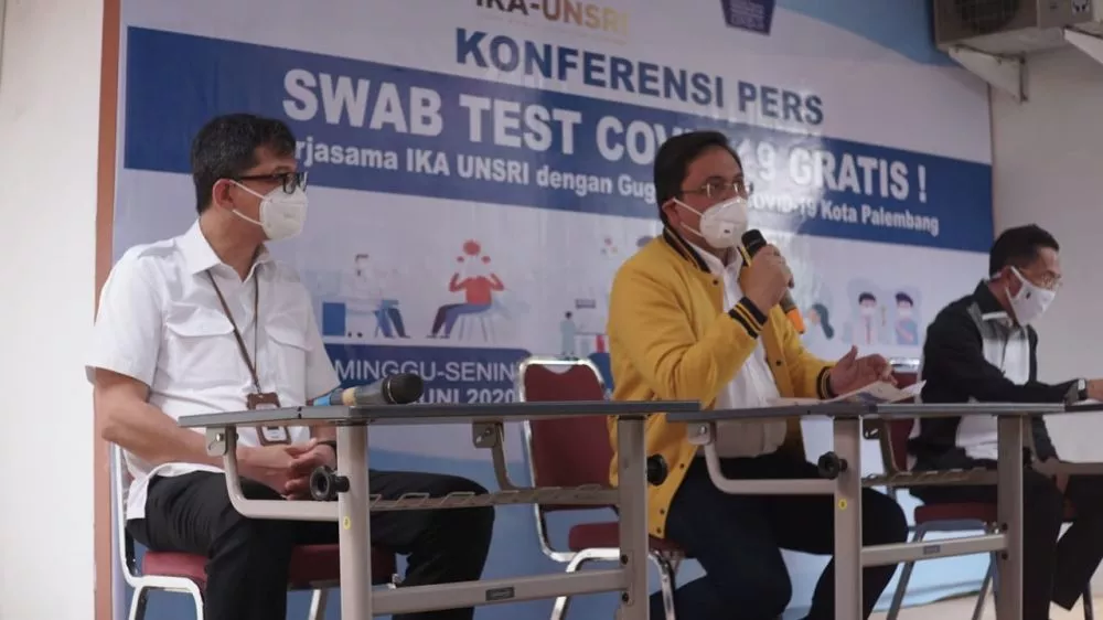 BNI-IKA UNSRI Gelar Swab Test Gratis