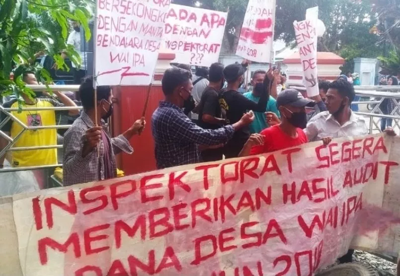Inspektorat Didemo karena Lamban dalam Audit Pengelolaan Anggaran Desa