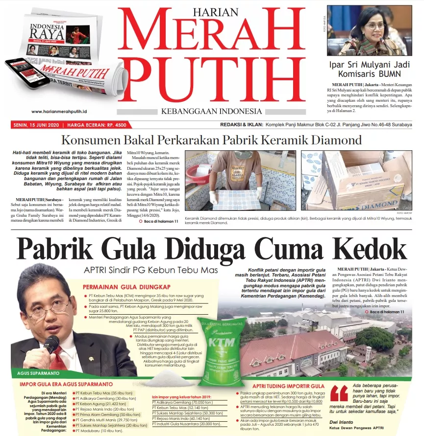 Harga Gula Masih di Atas HET, Apa Penyebabnya?