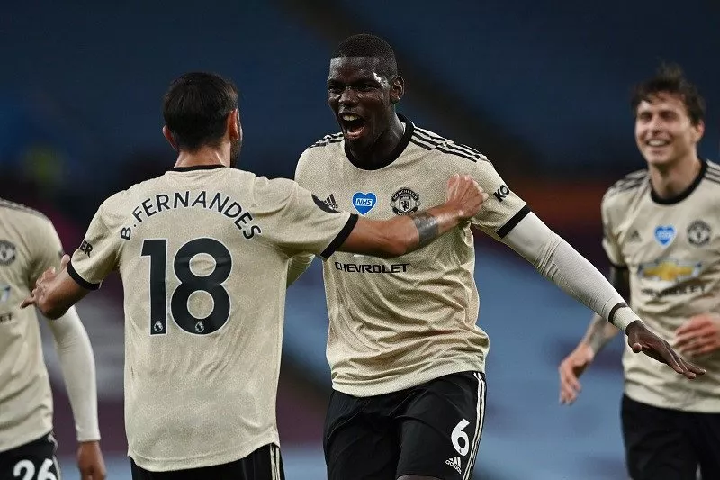 Menang 3-0 dari Tuan Rumah Aston Villa, MU Tempel Ketat Posisi Empat