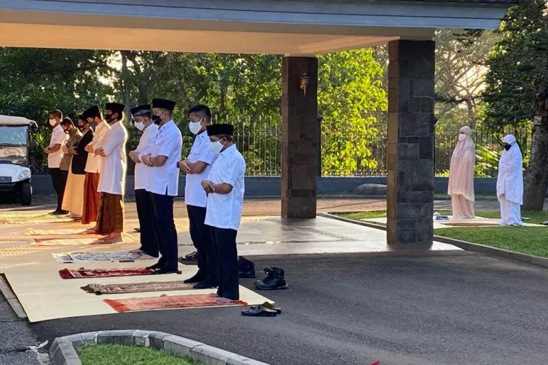 Presiden Salat Idul Adha di Istana Bogor
