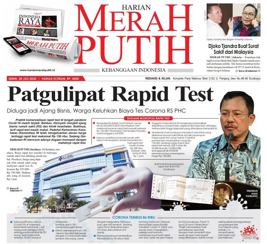 Mengapa Harga Rapid Test Masih Jadi Polemik?