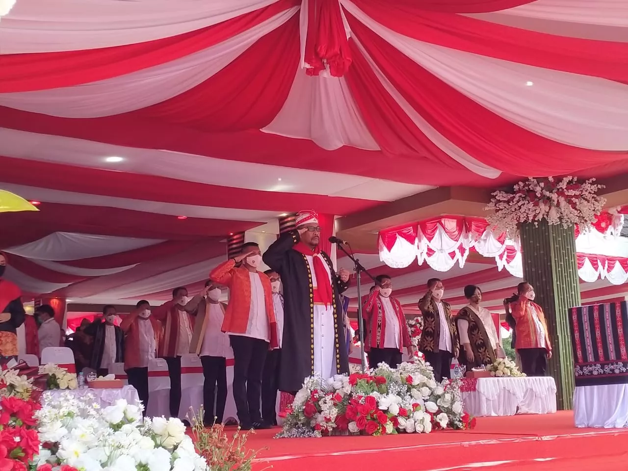 UPULATU Maluku Murad Ismail Pimpin Upacara HUT Provinsi Maluku