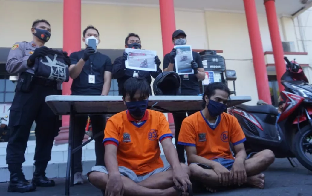 Pelaku Curanmor Spesialis Motor Matic Diringkus Polisi