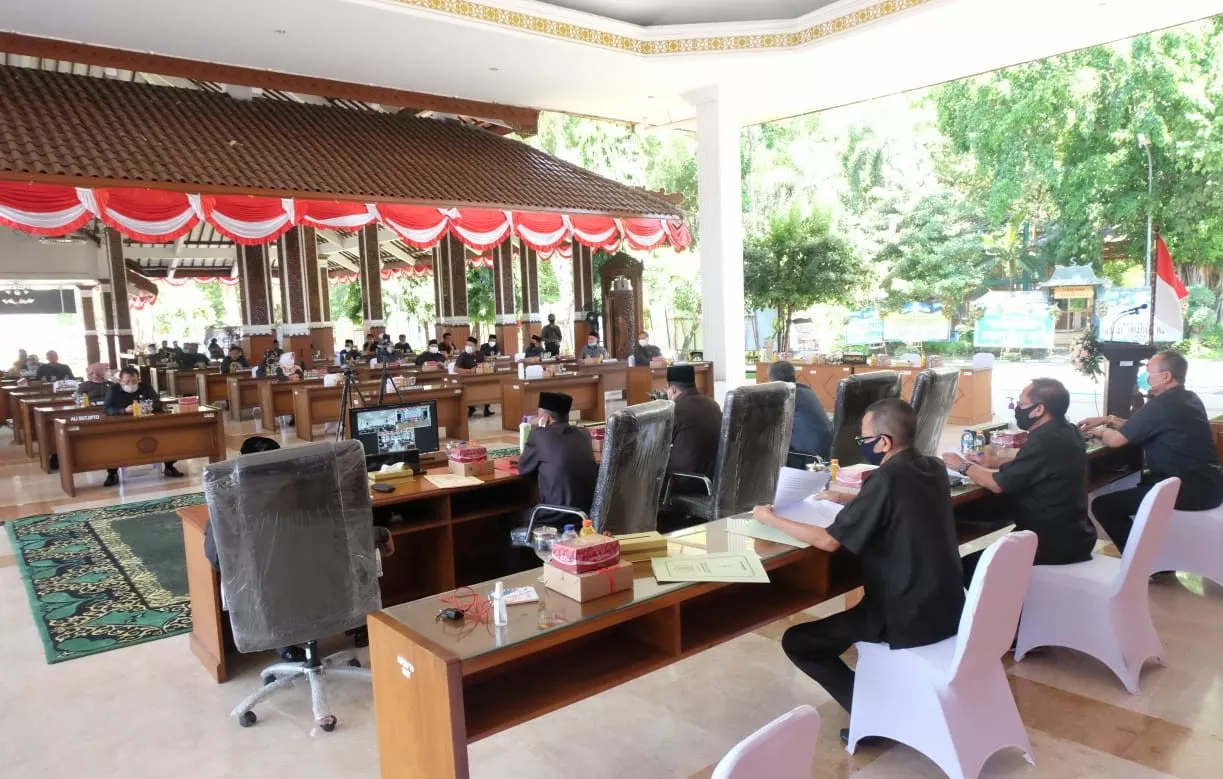 Kantor DPRD Sidoarjo Disteril, Paripurna Digelar di Pendopo