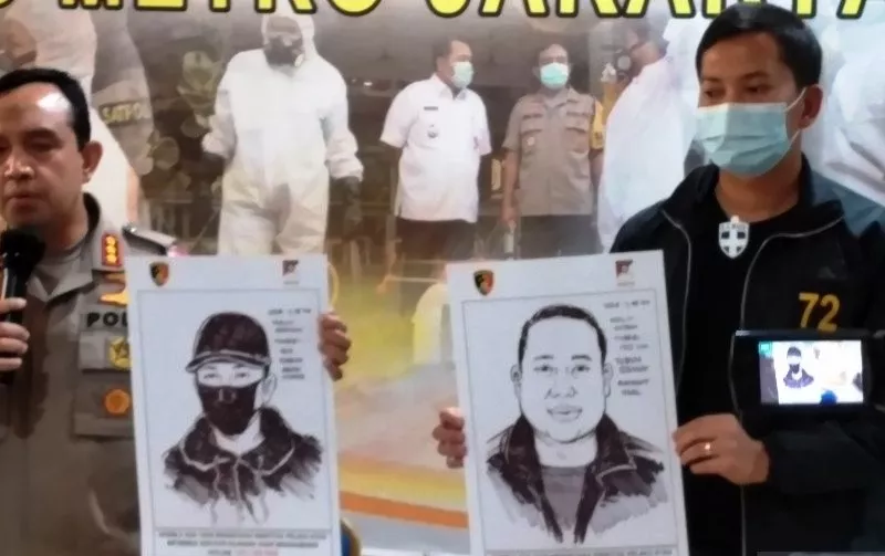 Sketsa Pelaku Penembakan di Royal Gading Ditampilkan Polisi