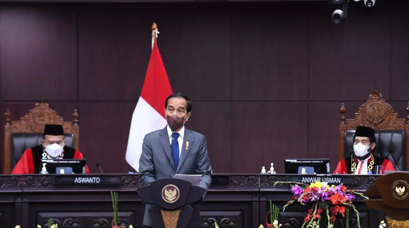 Presiden Apresiasi MK dalam Percepatan Transformasi Peradilan Digital