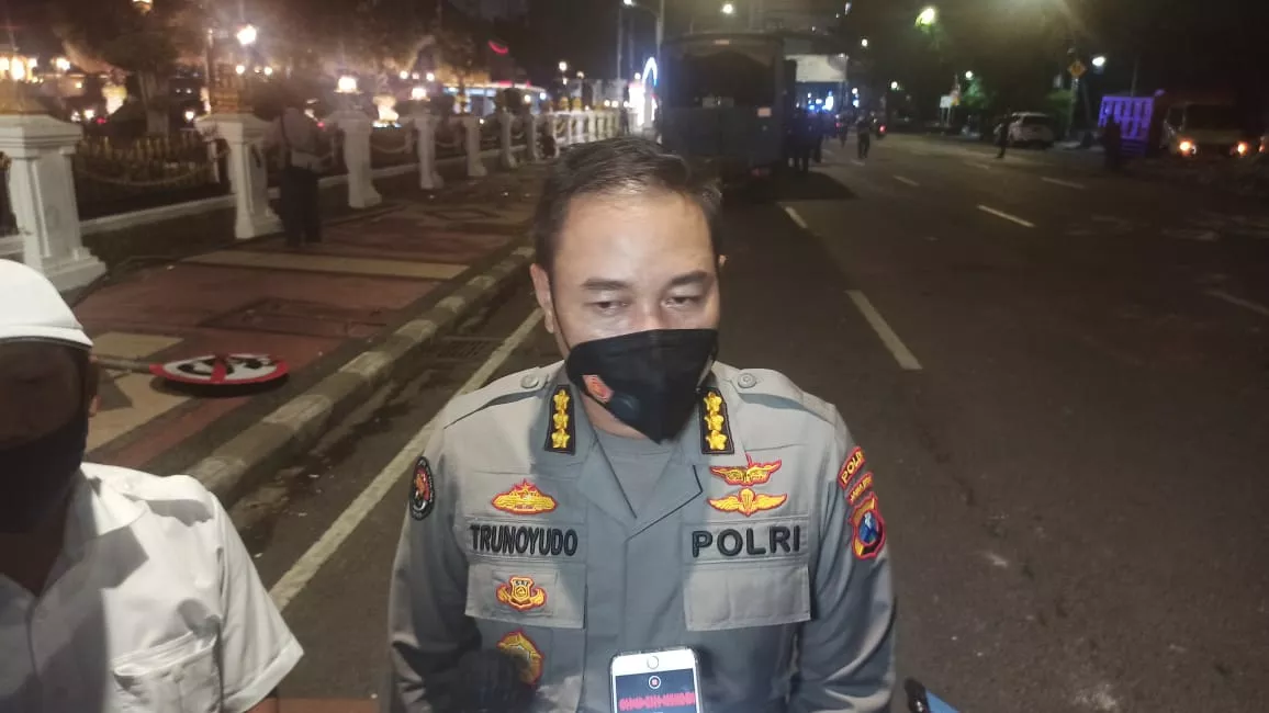 634 Perusuh Demo Buruh di Surabaya dan Malang Diamankan