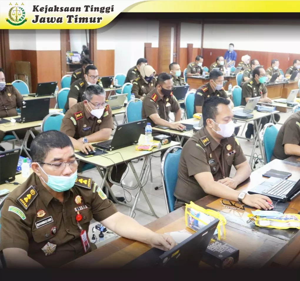 Pejabat Eselon III dan IV Kejati Jatim Ikuti Tes Assesmen Kompetensi