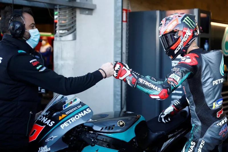 Fabio Quartararo Tercepat di FP 3 GP Prancis
