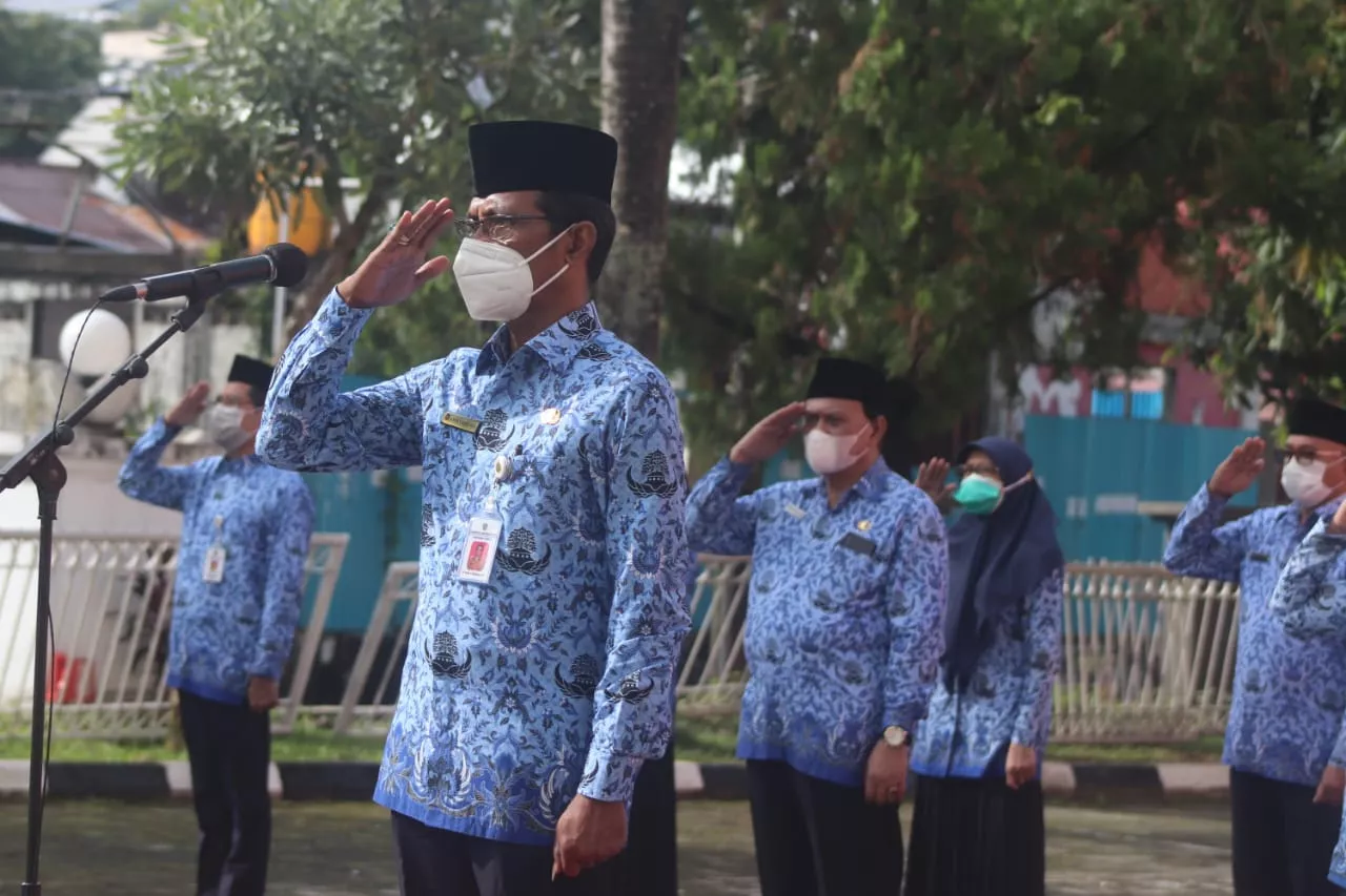 Gelar Peringatan Hari Pahlawan Dengan Menerapkan Protokol Covid-19
