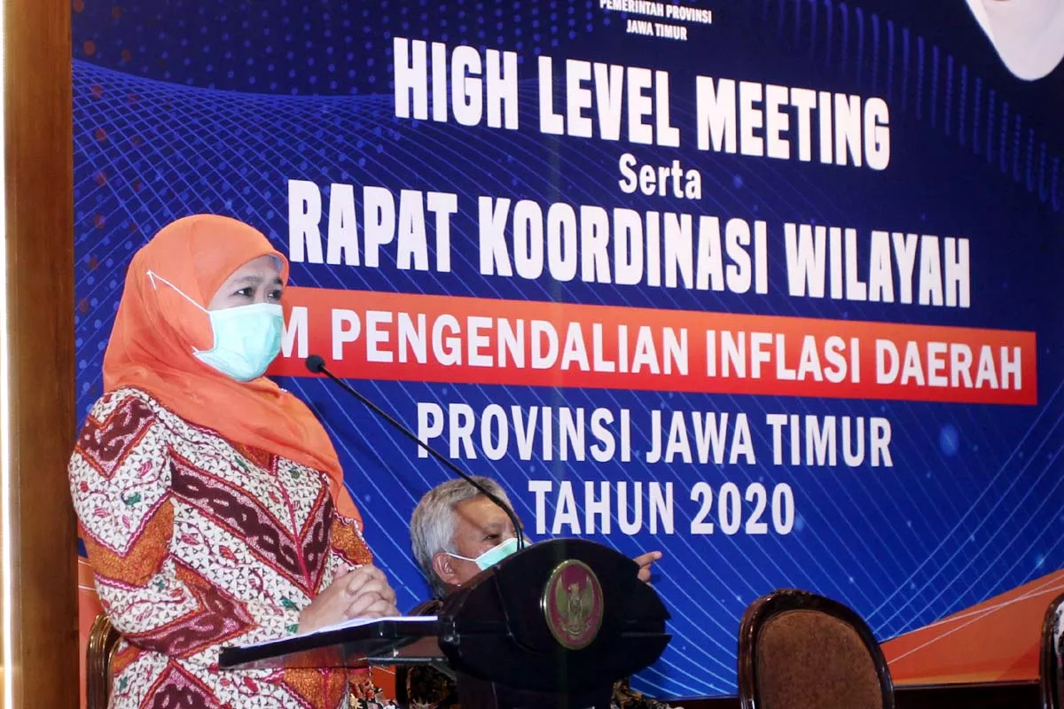 High Level Meeting Bahas TPID Jatim 2020