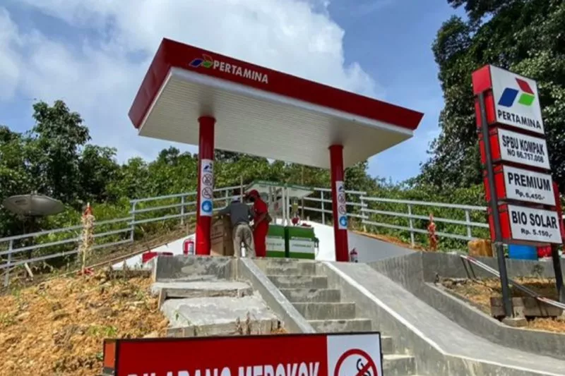 Pertamina Dirikan SPBU 3T di Kalimantan