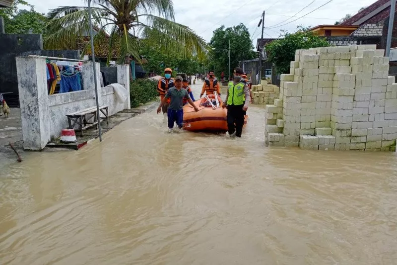 Kali Lamong Meluap, Benjeng dan Sekitarnya Terrendam
