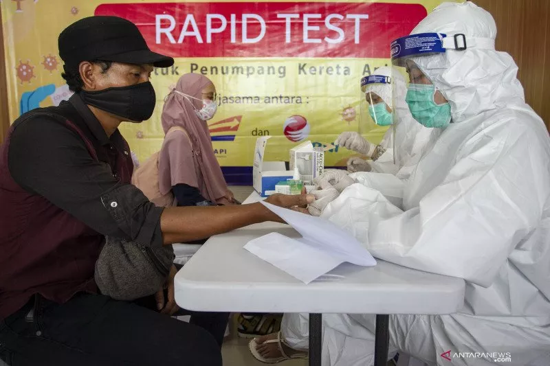 Calo Rapid Test Ditangkap di Stasiun Kereta Api Senen