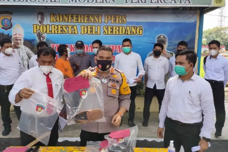 Pelaku Pembunuhan Ditangkap Polres Deli Serdang