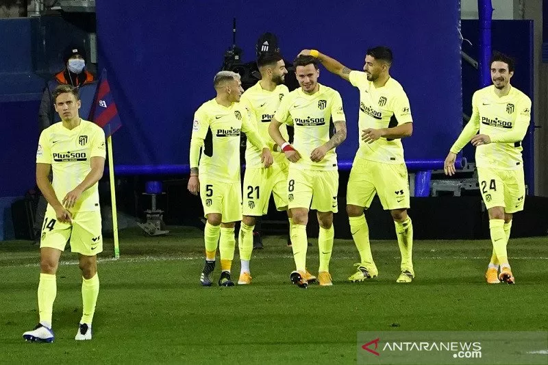 Tampil Apik, Suarez Antar Atletico Madrid Tundukkan Eibar