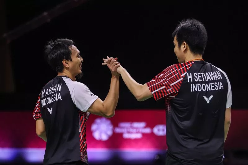 The Daddies Ahsan/Hendra Lolos ke Babak Final BWF World Tour Finals