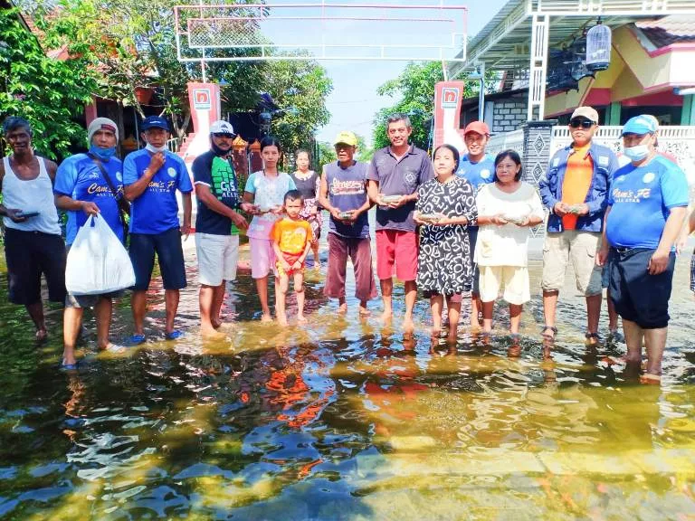 CSA Peduli Banjir di Desa Jono, Cerme, Gresik, Jawa Timur