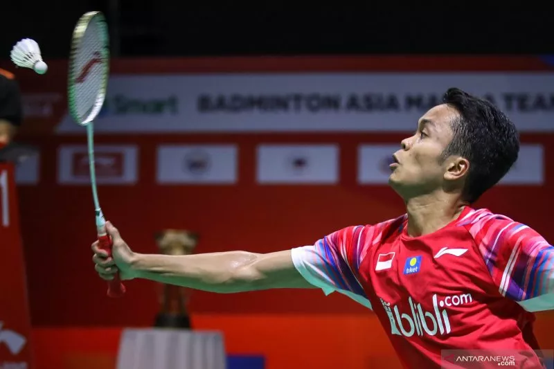 Anthony Sinisuka Ginting Menyerah dari Axelsen di Laga Pertama