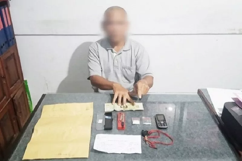 Seorang ASN di Kota Waringin Timur Tertangkap Mengirim Sabu-sabu