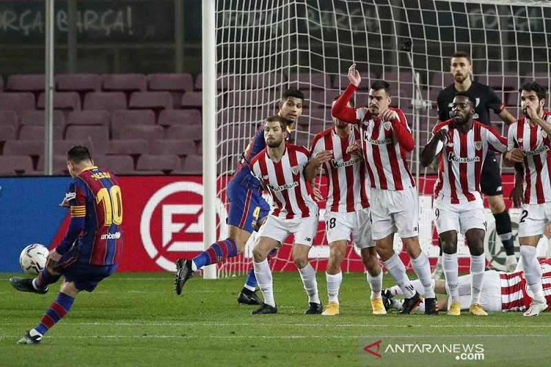 Lionel Messi dan Antoine Griezmann Tuntaskan Revans atas Bilbao