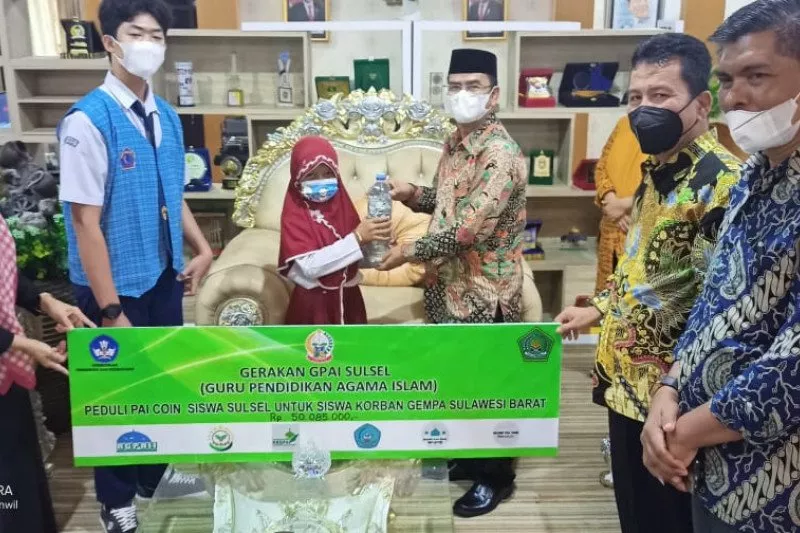 Siswa TK hingga SMA di Sulsel Kumpulkan Rp 50 Juta untuk Gempa Sulbar