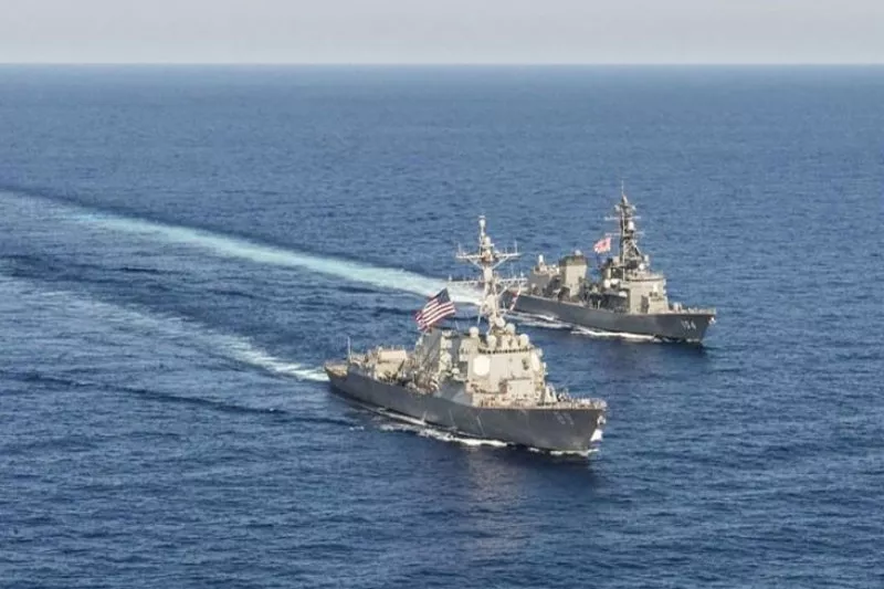 Kapal Perang AS Berlayar di Selat Taiwan Ciptakan Ketegangan