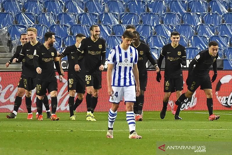 Barcelona Pesta Gol di Kandang di Sociedad