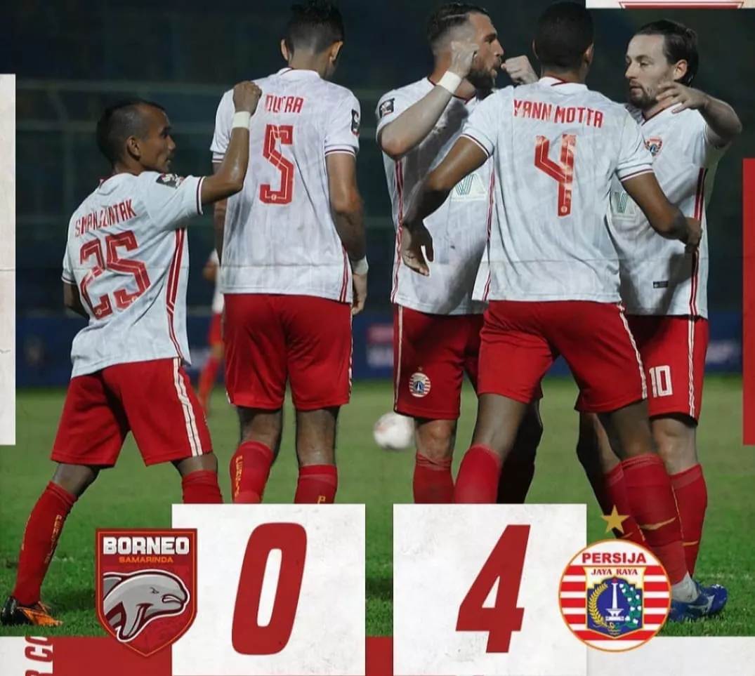 Pesta Gol ke Gawang Borneo, Persija Buka Kans Lolos ke Fase Berikutnya