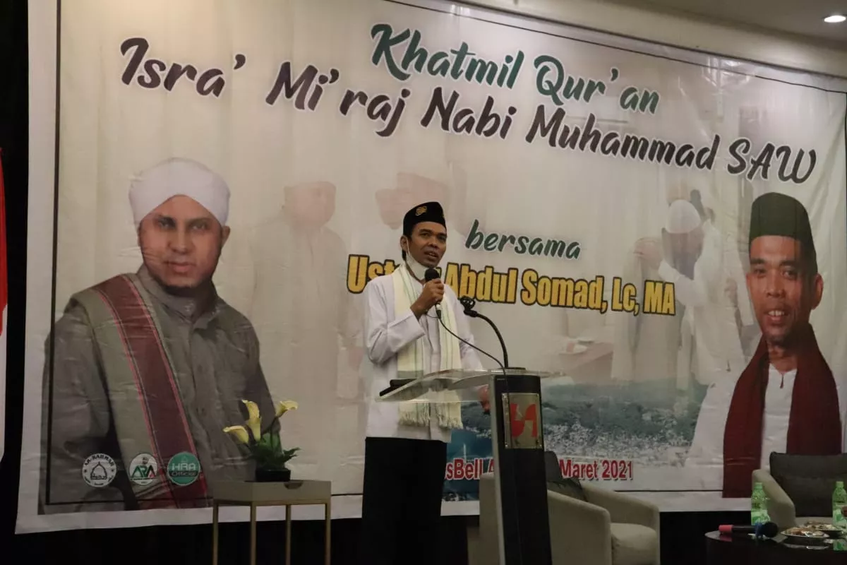 Dalam Rangka Isra Mi'raj dan Khatmil Quran, UAS Tausiah di Ambon