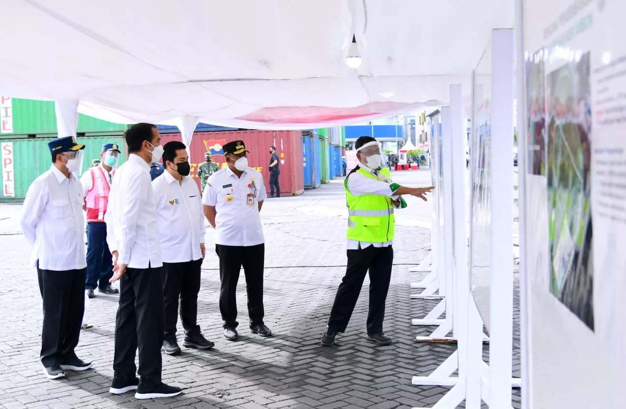 Presiden Dialog dengan Pelaku Usaha Perikanan di Pelabuhan