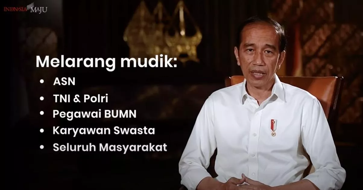 Jokowi: Tidak Ada Mudik Lebaran 2021, Utamakan Keselamatan Bersama