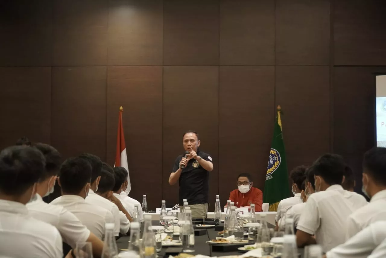 Ketum PSSI Beri Motivasi Pemain Jelang Berangkat ke UEA
