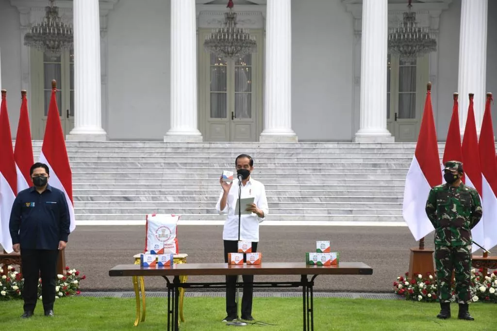 Pembagian Obat saat Isoman Diluncurkan Presiden Jokowi
