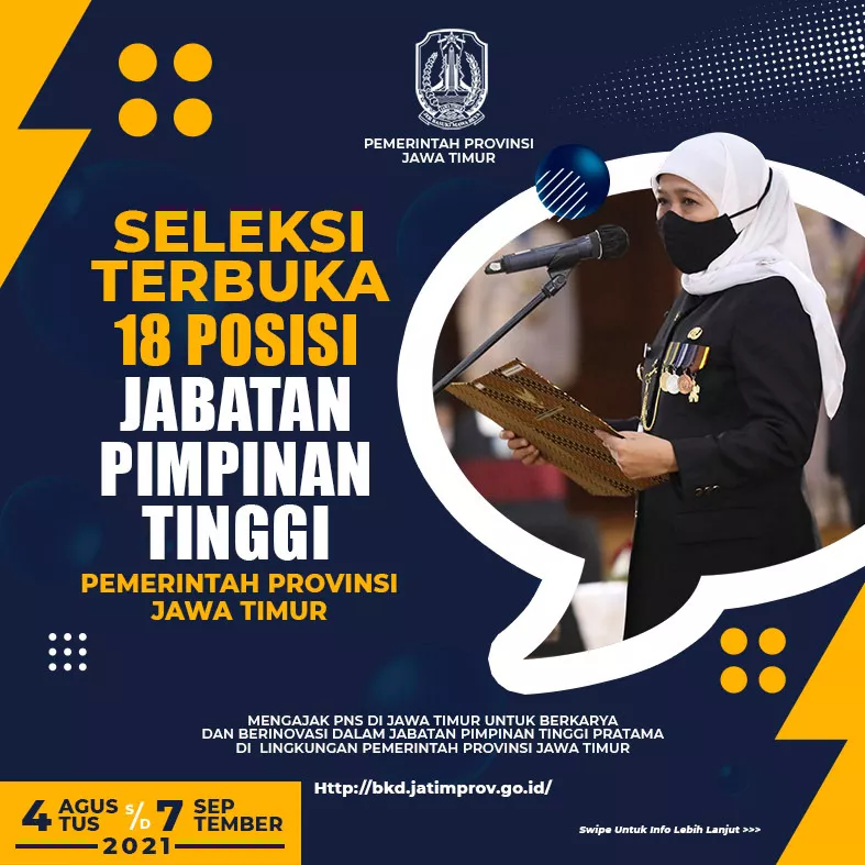 Pemprov Jatim Segera Isi 18 Jabatan Pimpinan Tertinggi Pratama