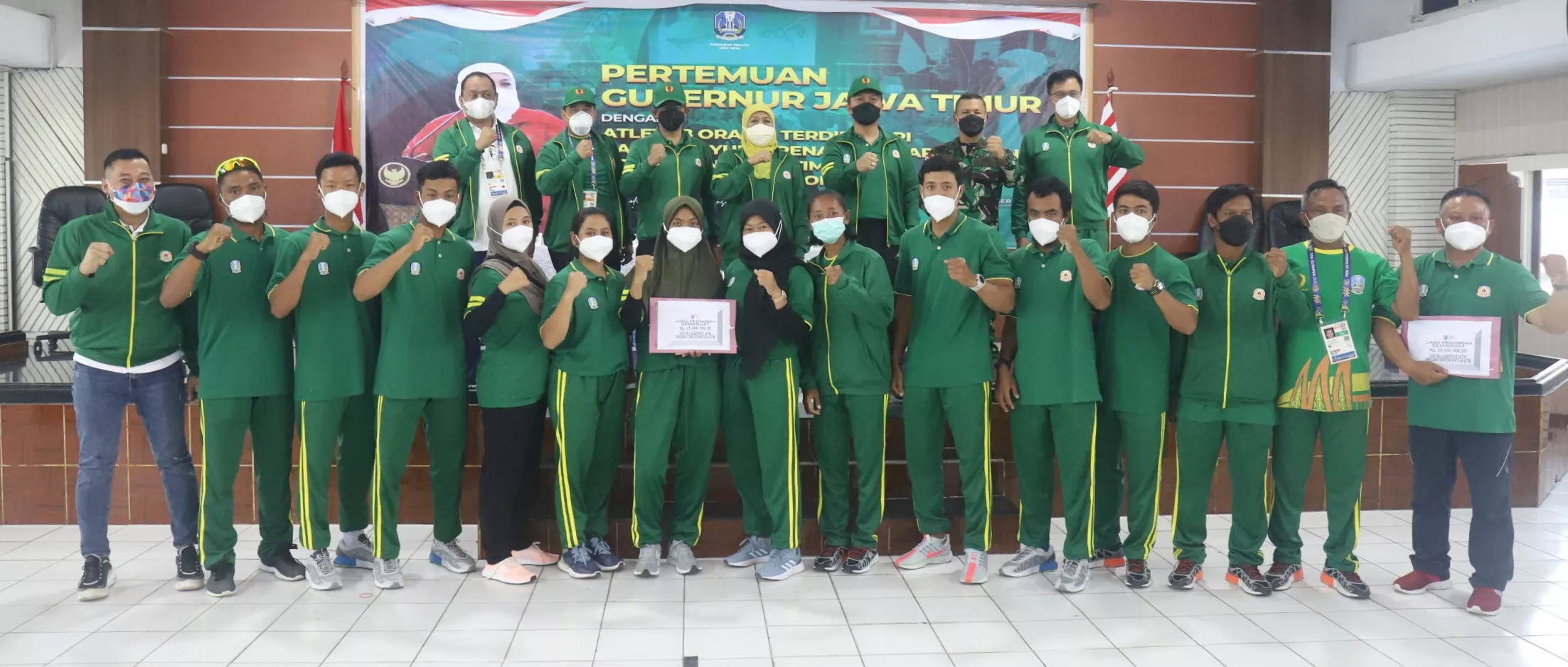 Forkompimda Jatim Pompa Semangat Juang Para Atlet Jatim