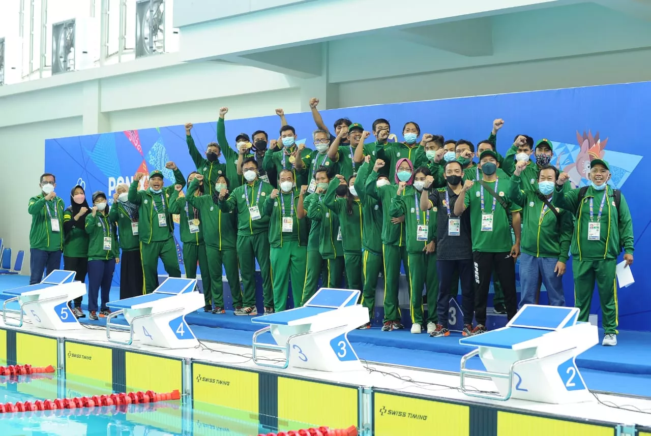 Kabupaten Badung Raih Juara Umum Kejurnas Fins Swimming Piala Gubernur Jatim