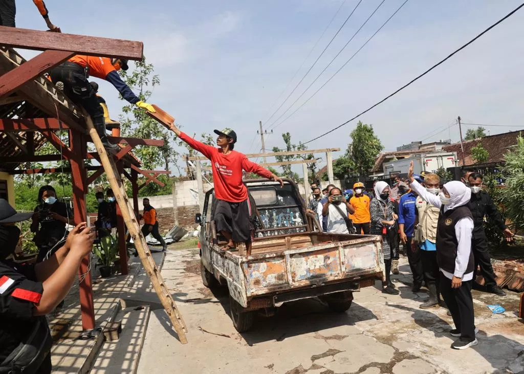 Perbaikan Rumah Ditanggung Pemprov Jatim, Pemkab Madiun dan BAZNAS