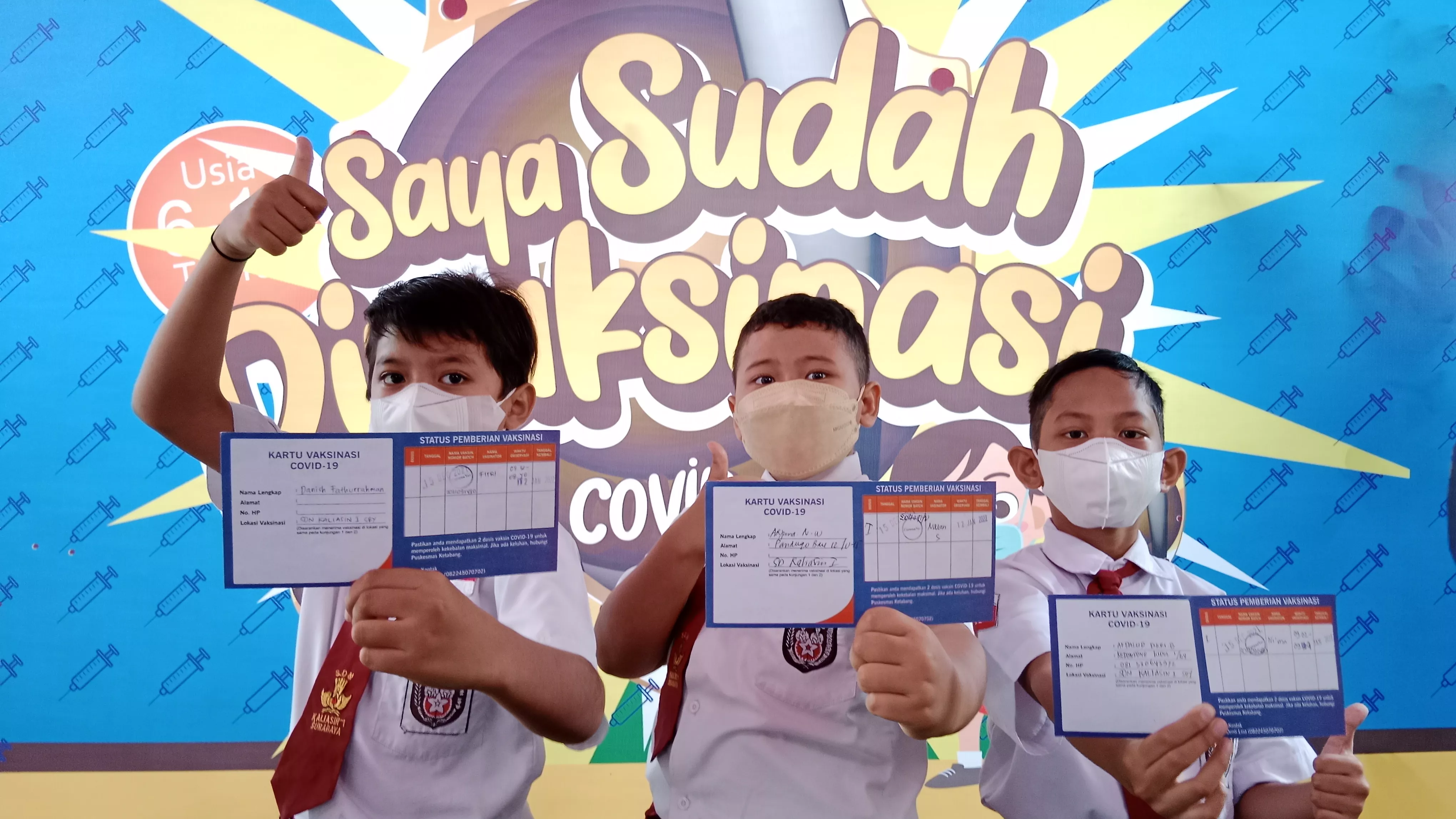 Khofifah Minta Vaksinasi Bagi Anak Usia 6-11 Tahun Dipercepat