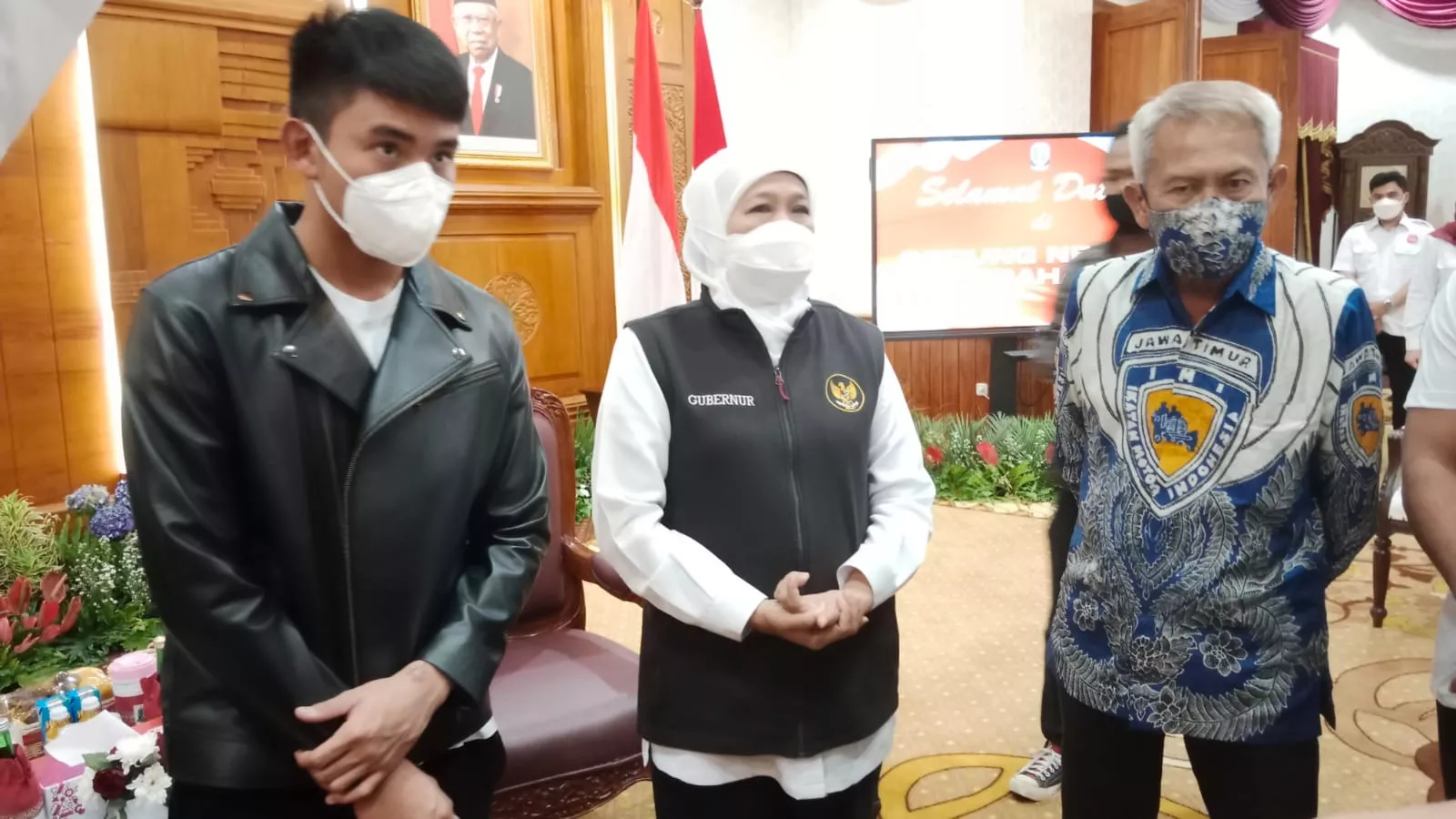 Diterima Gubernur Khofifah, Mario Aji Janji Tampil Maksimal di Moto3