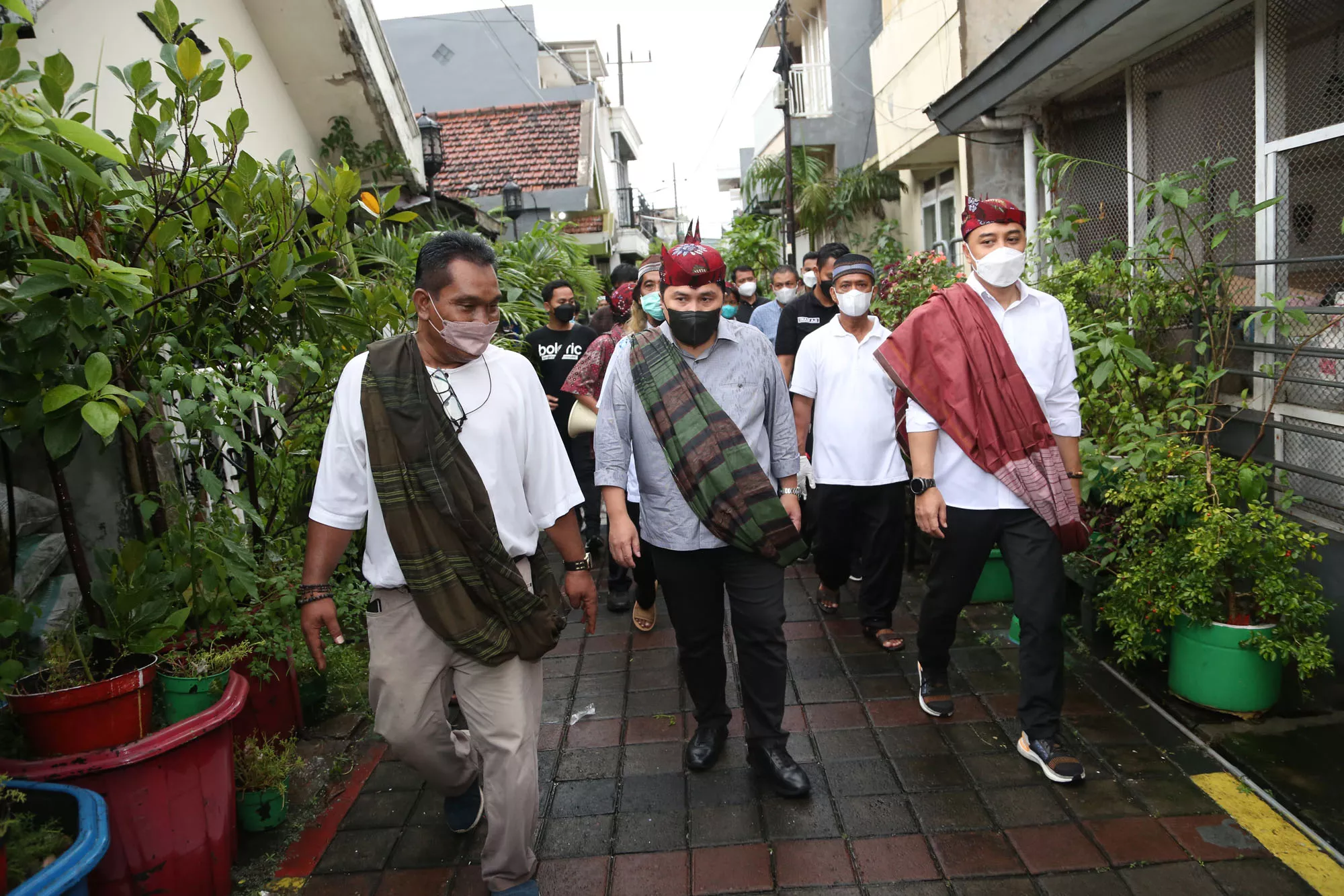 Menteri BUMN Dukung Wali Kota Eri Kembangkan Pariwisata Kampung Lawas Maspa