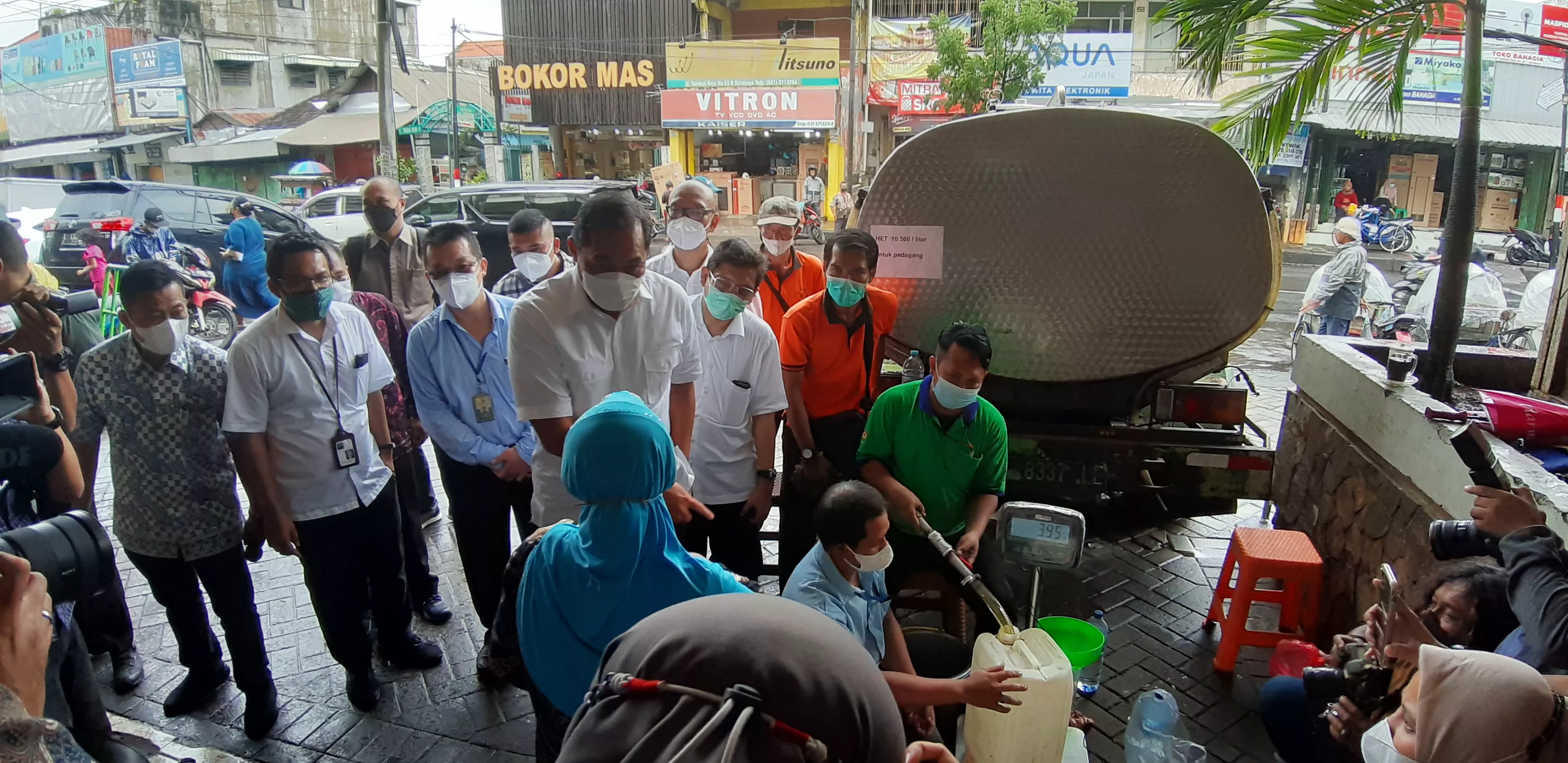 Pasar Tradisional Dipasok Minyak Goreng Curah