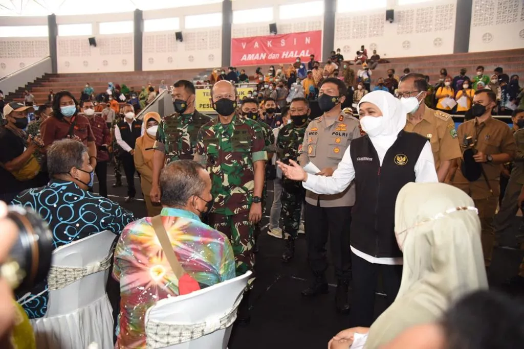 Seluruh Kabupaten/Kota di Jatim Serius Kejar Target Vaksinasi Covid-19