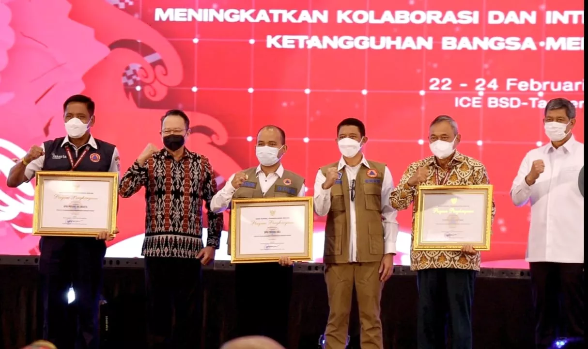 Pemprov Jatim Raih Penghargaan dari BNPB