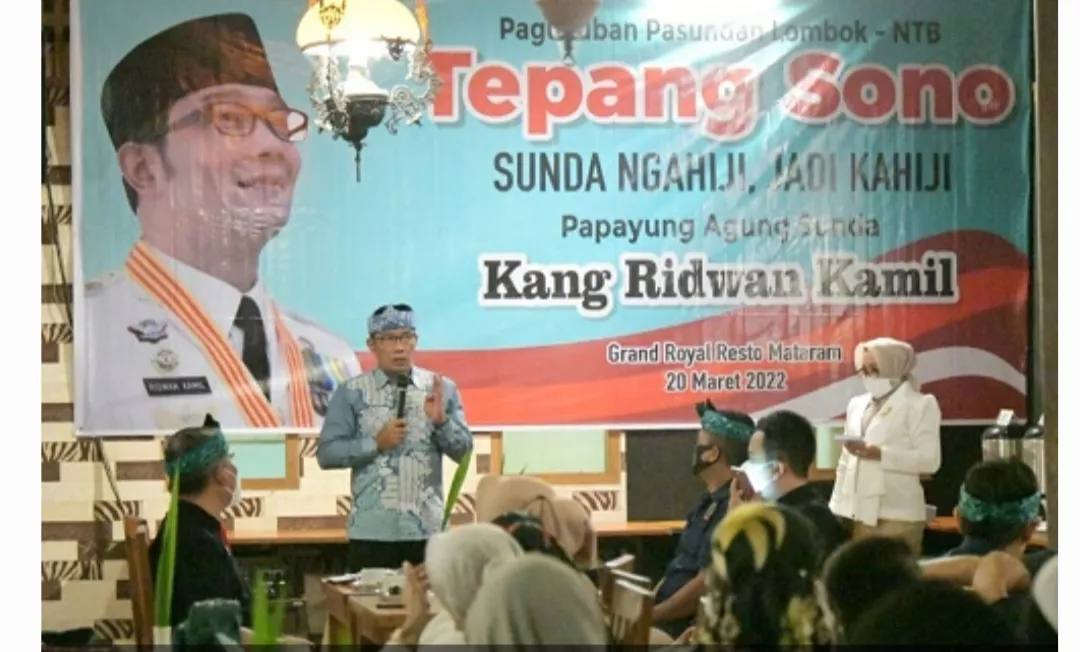Gubernur Ridwan Kamil Temui Warga Sunda di NTB